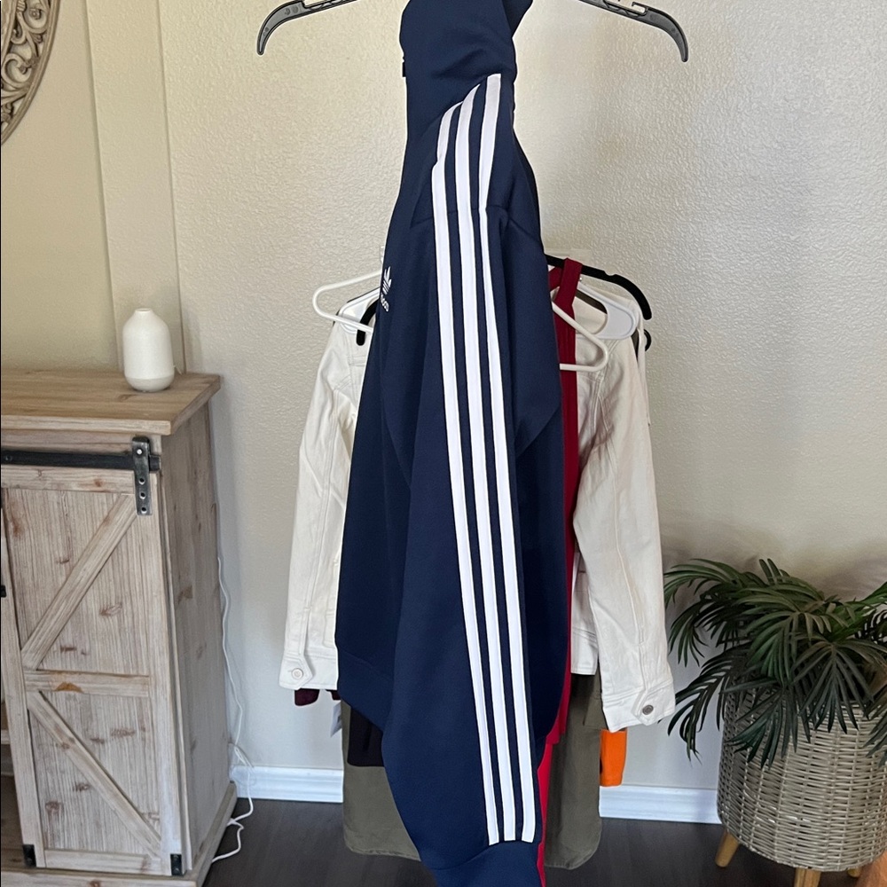 Adidas Dark Blue Zip-Up Jacket Men’s small NWT - Picture 4 of 5